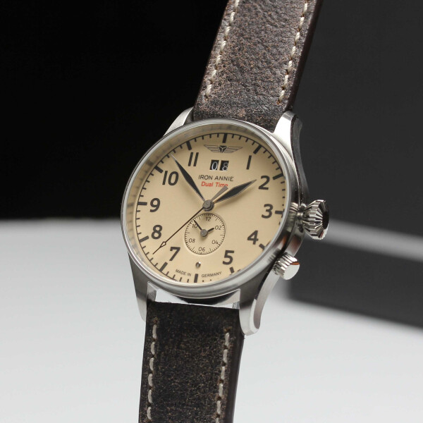 Time Dual Iron Flight Control 5140-5 Men\'s Wristwatch Annie
