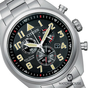 Citizen Field Chrono Gents Super Titanium watch AT2480-81E Eco Drive