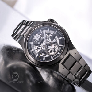 Bulova 98A179 Maquina classic skeleton mens automatic watch