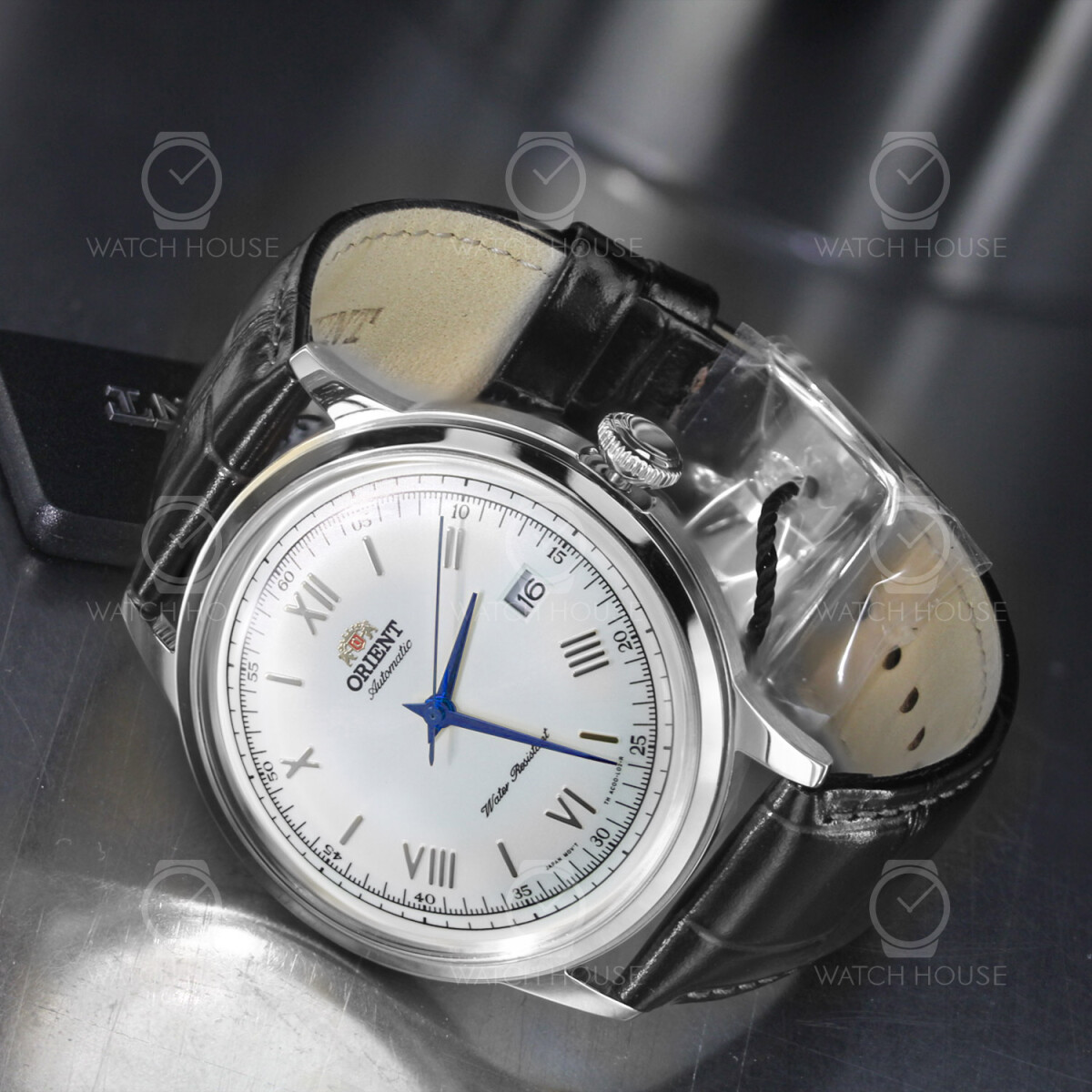 Orient Classic Silver Bambino Mens Wrist Watch 40.5mm...