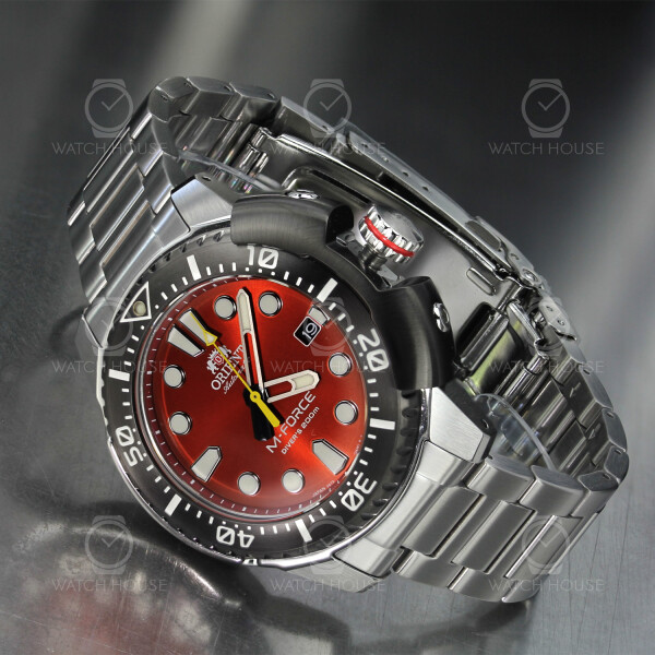 Orient M-Force Land 3rd Series Caliber F6727 Red Automatic Watch RA-AC0L02R00B