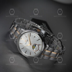 Orient Quarz Classic Sun and Moon Silver Rosegold...