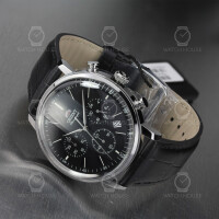 Orient Quartz Chronograph Classic Black Leather RA-KV0404B10B Men