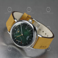 Bauhaus Mens Automatic Watch 2160-4 Green - Power Reserve Display