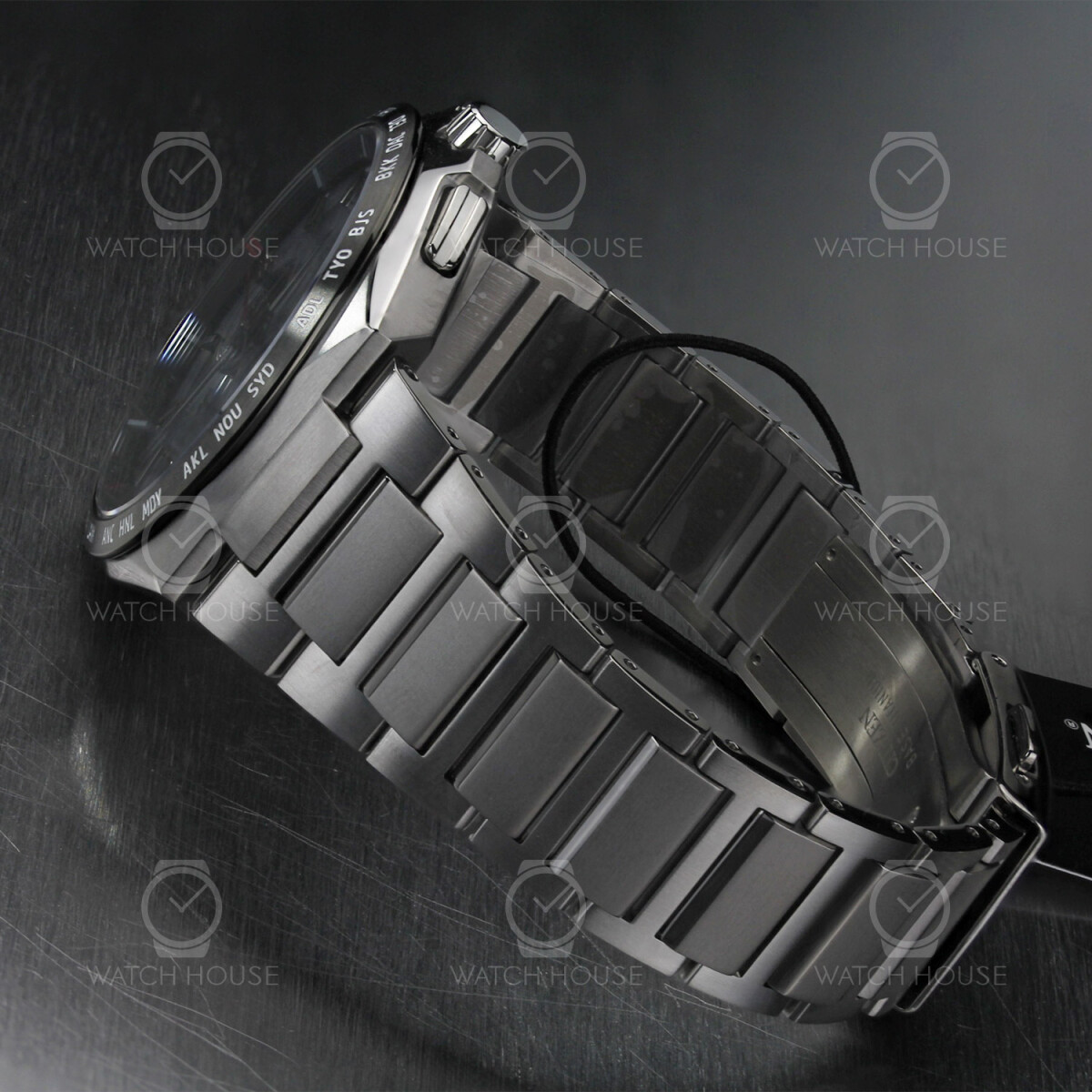 Citizen S-Titanium Funkuhr AT8234-85A Weltzeit mit ewigem Kalender