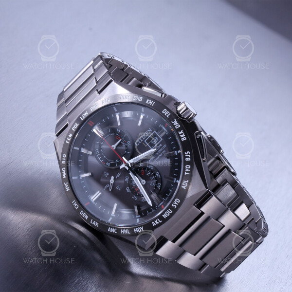 Citizen S-Titanium radio controlled watch AT8234-85E world time with perpetual calendar