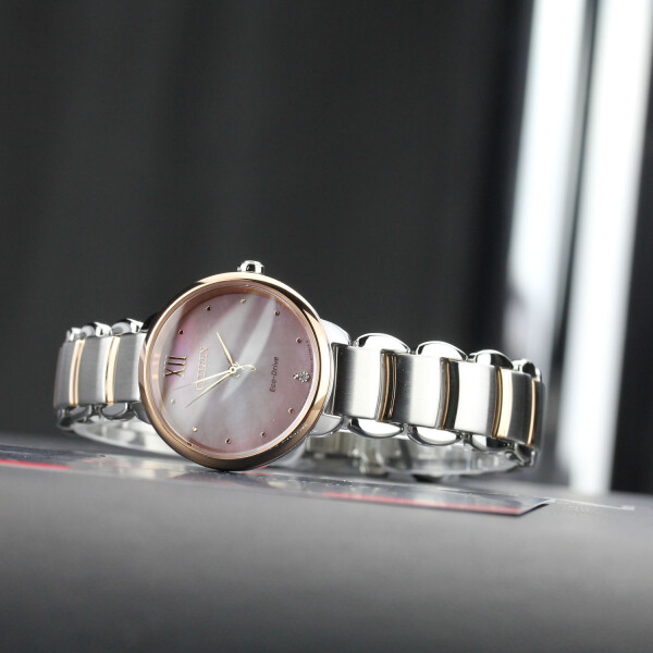 Citizen ladies watch mother pearl deals face