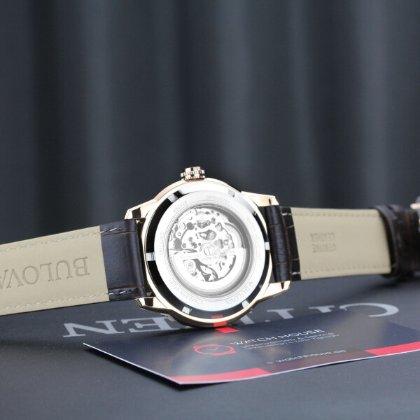 97A169 watch Skeleton Bulova Sutton automatic