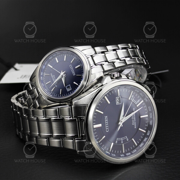 Citizen Radio Controlled Watches for Couples in Steel PSC18