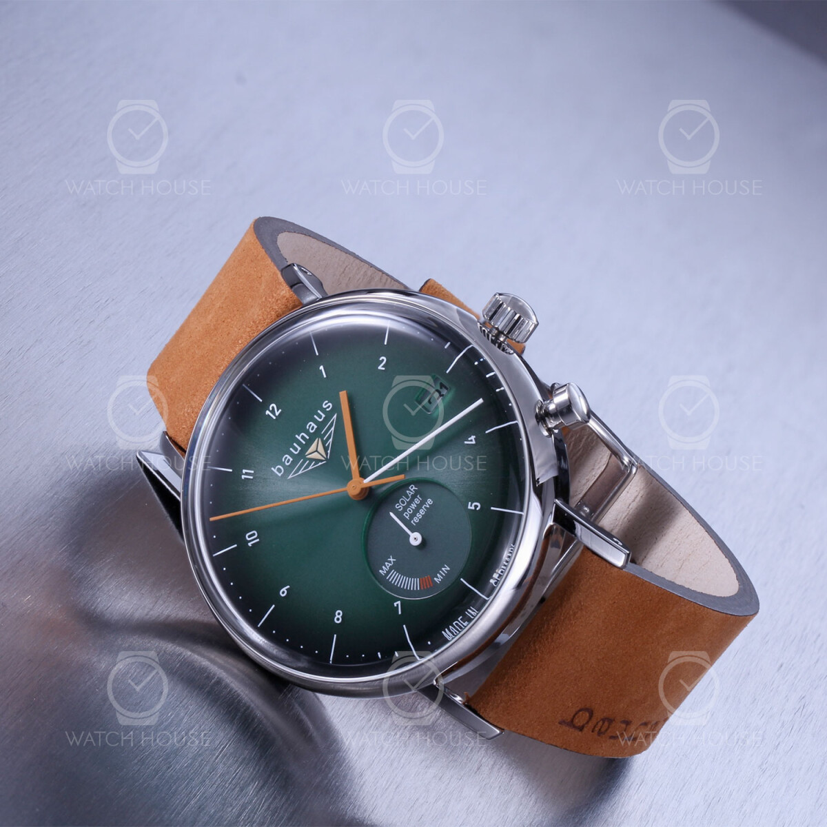 Solar Ruhla Watch: Crafted Bauhaus Uhrwerke 2112-4 by