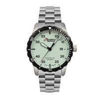 Zeppelin 7268M-5 mens automatic watch with date and metal bracelet