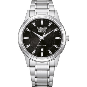 Citizen AW0100-86EE Eco Drive Groß-Tag in schwarz