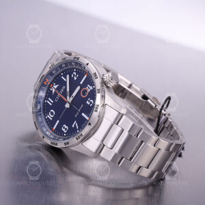 Citizen BM7550-87L Eco Drive compass watch for men in blue