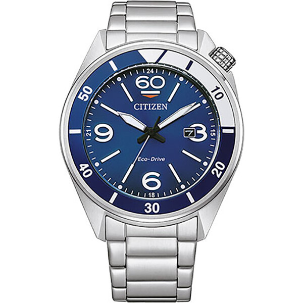Citizen AW1711-87L Eco Drive Herrenuhr - Sportliches Vollstahl Design