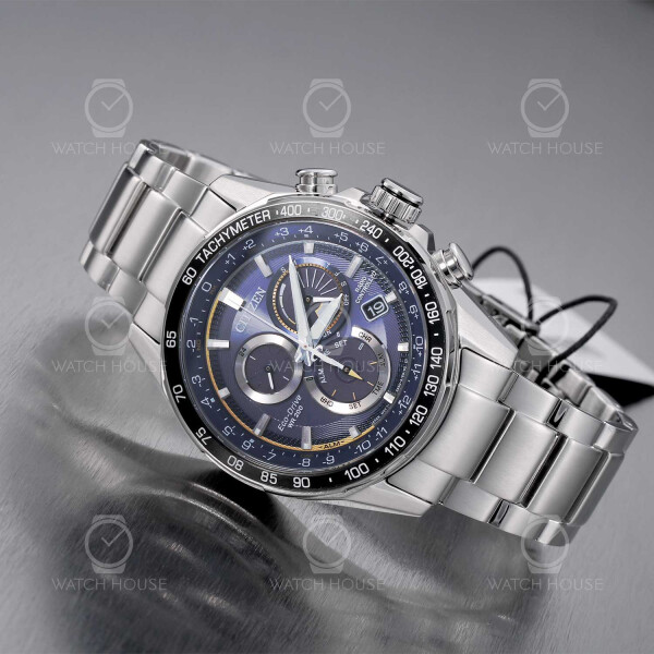 Citizen CB5914-89L Alarm watch with chronograph in blue