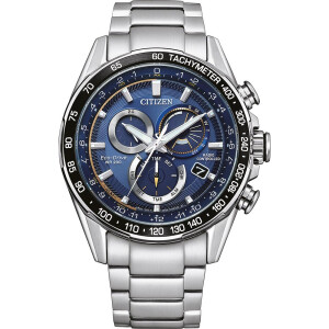 Citizen CB5914-89L Alarm watch with chronograph in blue