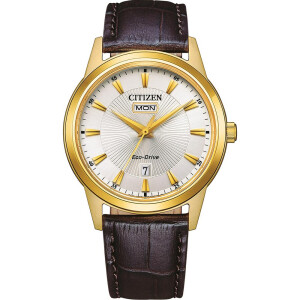 Citizen AW0102-13AE Mens watch in gold white