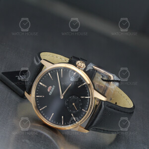 Orient mens quartz watch with small second hand...