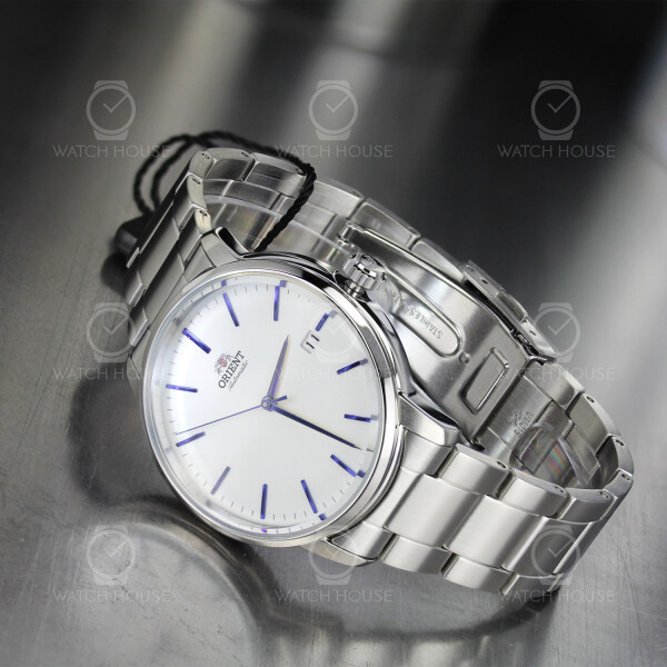 Orient discreet automatic watch with blued hands RA-AC0E02S10B