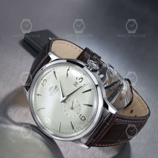 Orient Bambino mit kleine Sekunde Automatik Herrenuhr RA-AP0003S10B Champagne