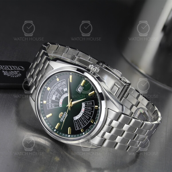 Orient automatic watch in emerald with perpetual calendar RA-BA0002E10B