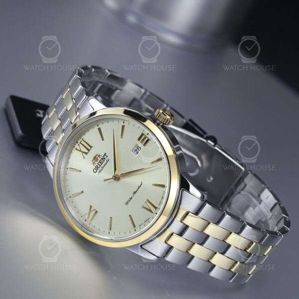 Orient Contemporary Mens Automatic Watch RA-AC0F08G10B Two-Tone