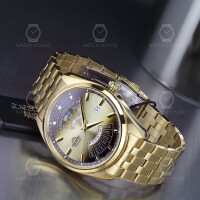 Orient automatic watch in gold with perpetual calendar RA-BA0001G10B