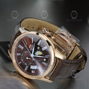 Orient automatic watch with day, date and sun/moon...