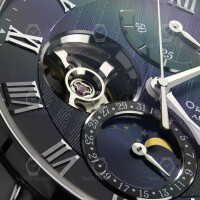 Orient Star automatic watch RE-AY0103L00B complication with real moon phase
