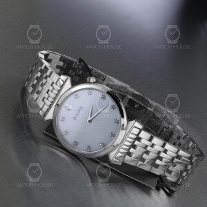 Bulova Regatta 96P216 Steel and 11 Diamond Ladies Watch
