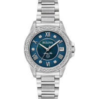 Bulova Marine Star Ladies Watch 96R215 with 29 Diamonds