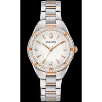 Bulova classic ladies watch with 16 diamonds 98R281