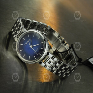 Citizen Ladies Eco Drive EM0990-81L stainless steel and blue dial