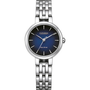 Citizen Ladies Eco Drive EM0990-81L stainless steel and blue dial