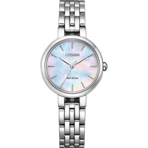 Citizen Ladies Eco Drive EM0990-81Y in Steel with Mother...