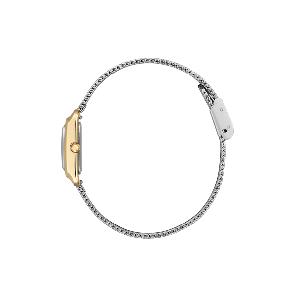 Citizen EW5596-66X Ladies Square Eco Drive Bicolor mit Wechselband