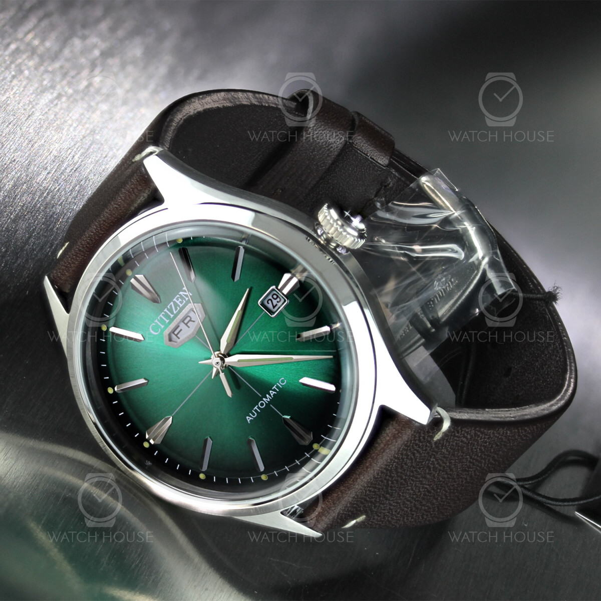 Citizen C7 Crystal Seven 1965 Automatic NH8390-03XE Green