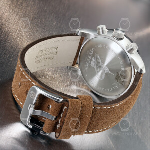 Zeppelin Night Cruise Chronograph 7288-4 Brown Suede /...