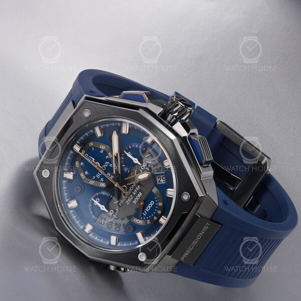 Bulova Precisionist Series X 98B357 Chronograph in Blau
