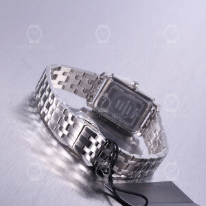 Bulova Sutton Viereck-Damenuhr 96P245 mit 3 Diamanten