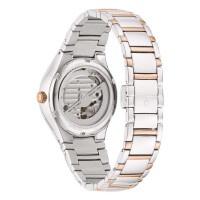 Bulova 98L313 Sutton ladies automatic watch in bicolor silver