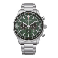 Citizen CA4500-91X Eco-Drive telemeter chronograph in steel green