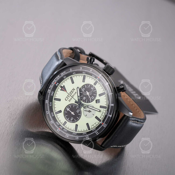 Citizen CA4505-21X Eco-Drive Telemeter-Chronograph in Anthrazit-Mint