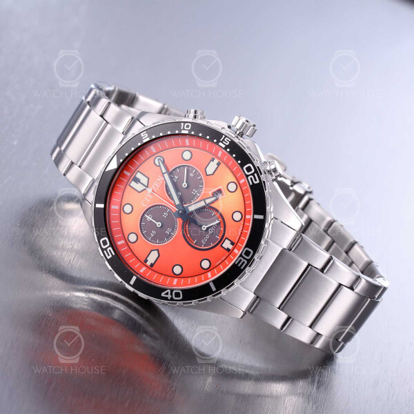 Citizen AT2560-84X Eco-Drive Herrenchronograph in Stahl-Orange