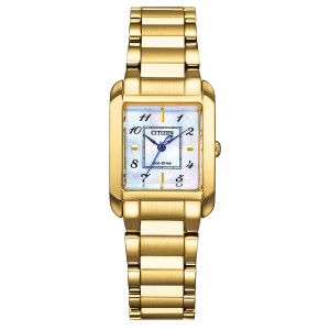 Citizen Elegance Eco-Drive Damenuhr EW5602-81D Gold