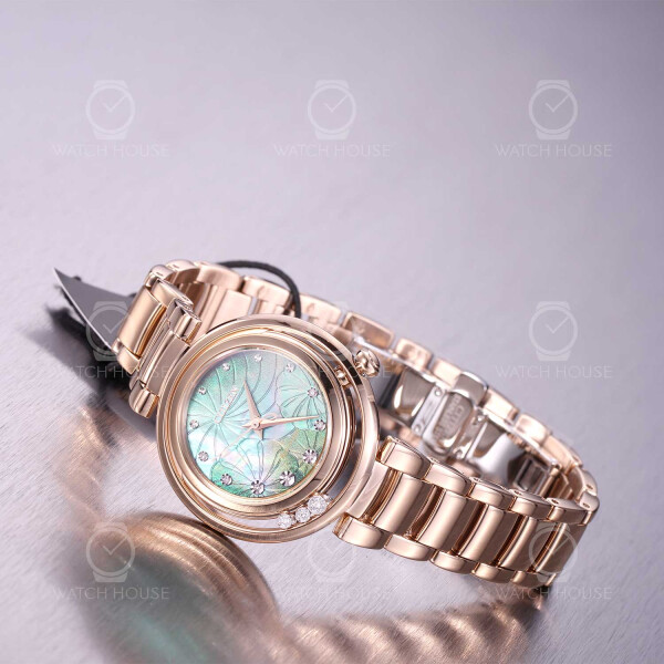 Citizen L Damen Eco-Drive 10 Diamanten Perlmutt EM1113-82Y gold