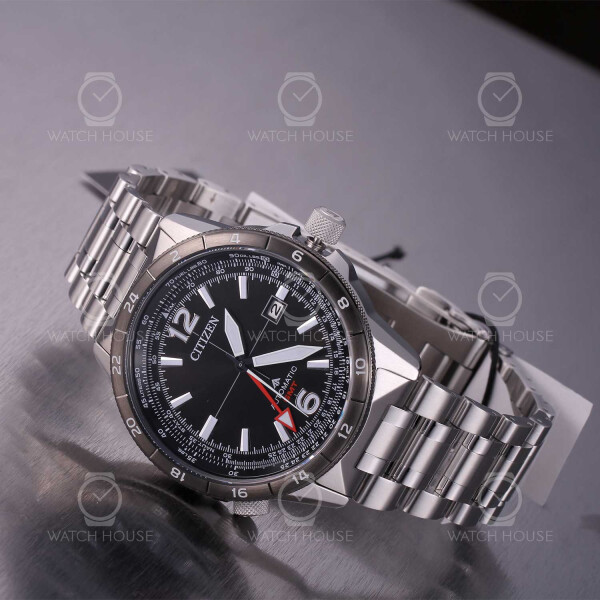 Citizen Promaster Sky 9054 GMT Flieger Automatik NB6046-59E Stahl