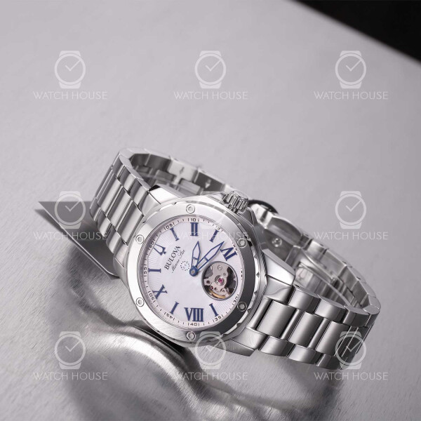 Bulova Ladies Automatic Marine Star 96L326 Elegance Precision