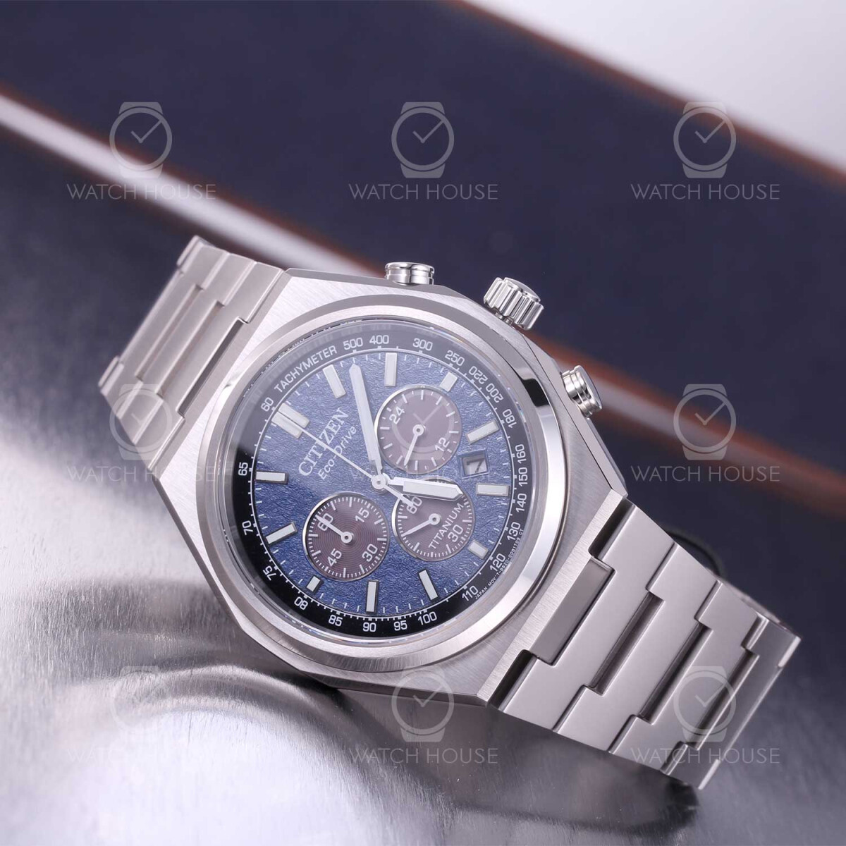 Citizen Titanium CA4610-85L Chronograph Blau
