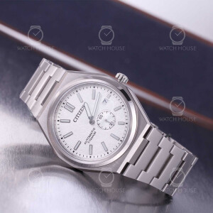 Citizen Titanium NJ0180-80A Automatikuhr Weiß-Silber